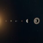 Stunning depiction of the solar system featuring planets and the sun in space.