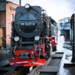 Steam locomotive 99 7237-3 at Wernigerode Railway Station, exuding vintage charm.