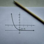 Close-up of a mathematical graph and pencil, ideal for education themes.