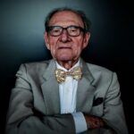 man wearing grey blazer