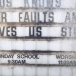 white and black School signage