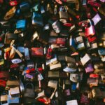 blue red and black padlocks