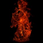 fire digital wallpaper