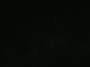 black and white stars during night time