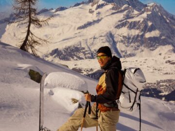 Experience the thrill of snowshoeing amidst the majestic Swiss Alps, perfect for outdoor enthusiasts.