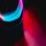 Vibrant abstract image of colorful light streaks creating a dynamic, futuristic effect.