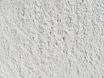 Close-up of a textured kaolin clay surface showcasing natural patterns.