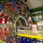A close-up view inside CERN's Large Hadron Collider in Geneva, Switzerland.