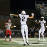 football player on football field