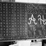 a sign with writing on it